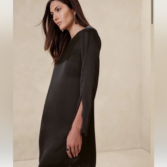 NWT BANANA REPUBLIC ABRIL SILK MINI DRESS - Picture 5 of 7